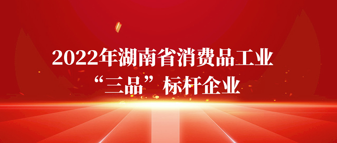ld体育（中国）官方网站-LD sport
获评2022年湖南省消费品工业“三品”标杆企业